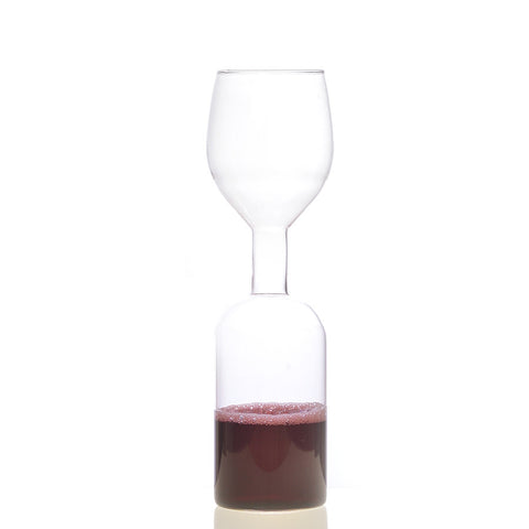 whole bottle of wine glass