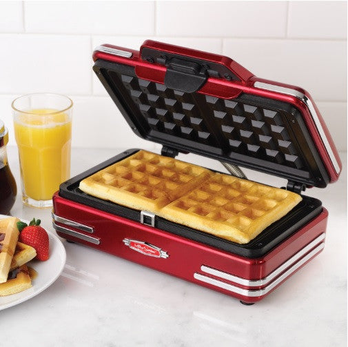 SMART Retro Belgian Style Waffle Maker