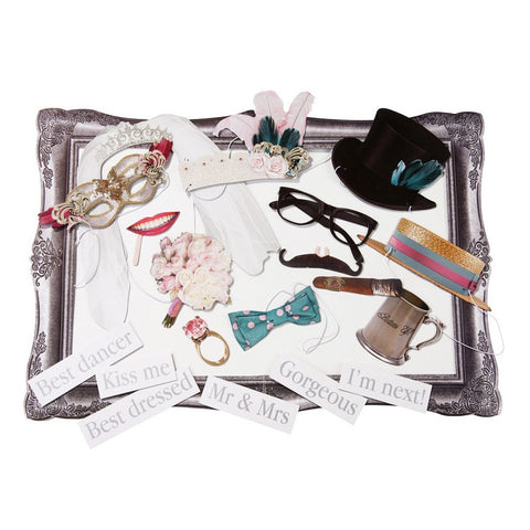 Snap Happy Wedding Photo Booth Accessories Kit by Ginger Ray