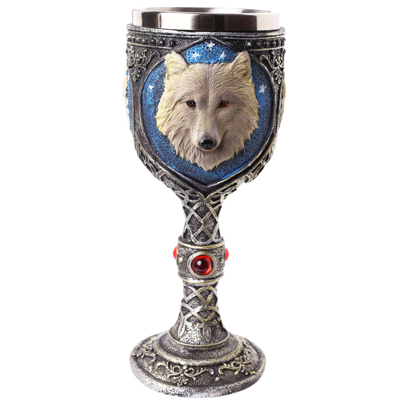 Grey Wolf Decorative Goblet by Puckator