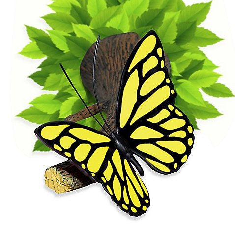 Yellow Butterfly 3D Deco Wall Light